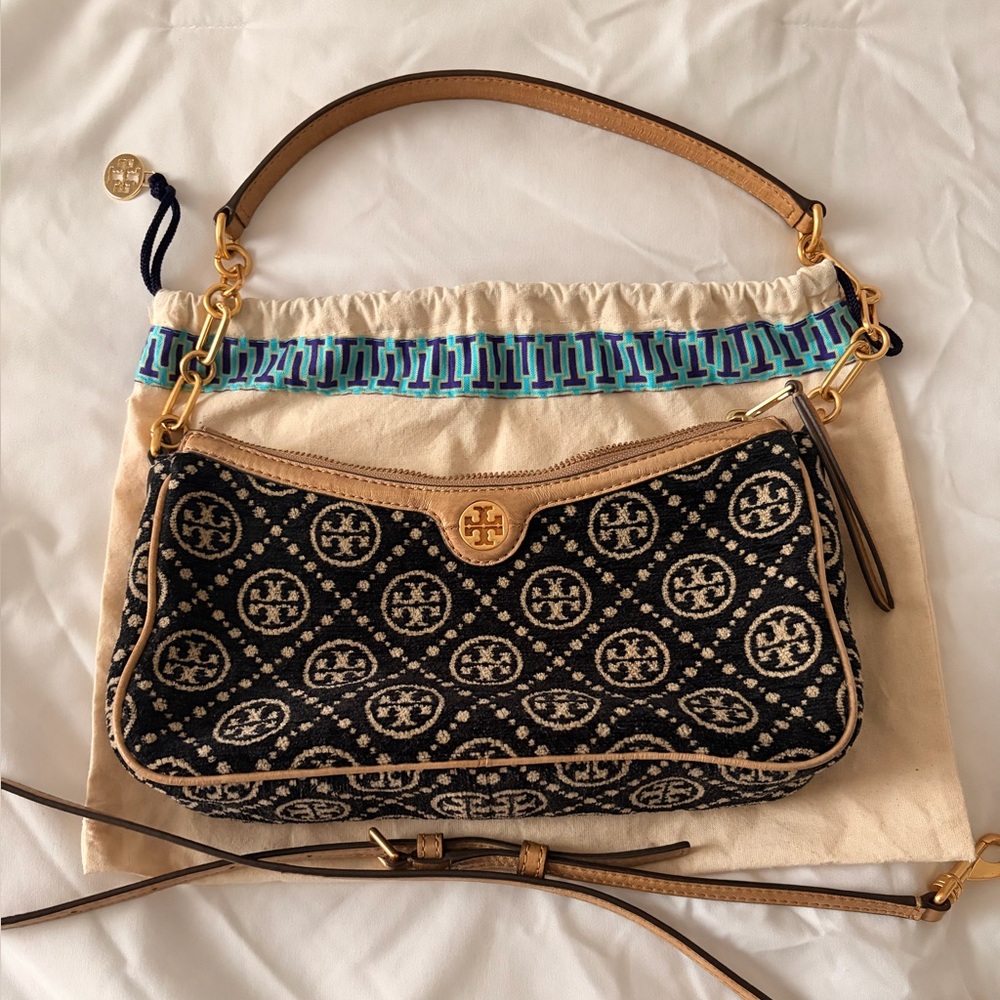 Tory burch T-Monogram chenille studio